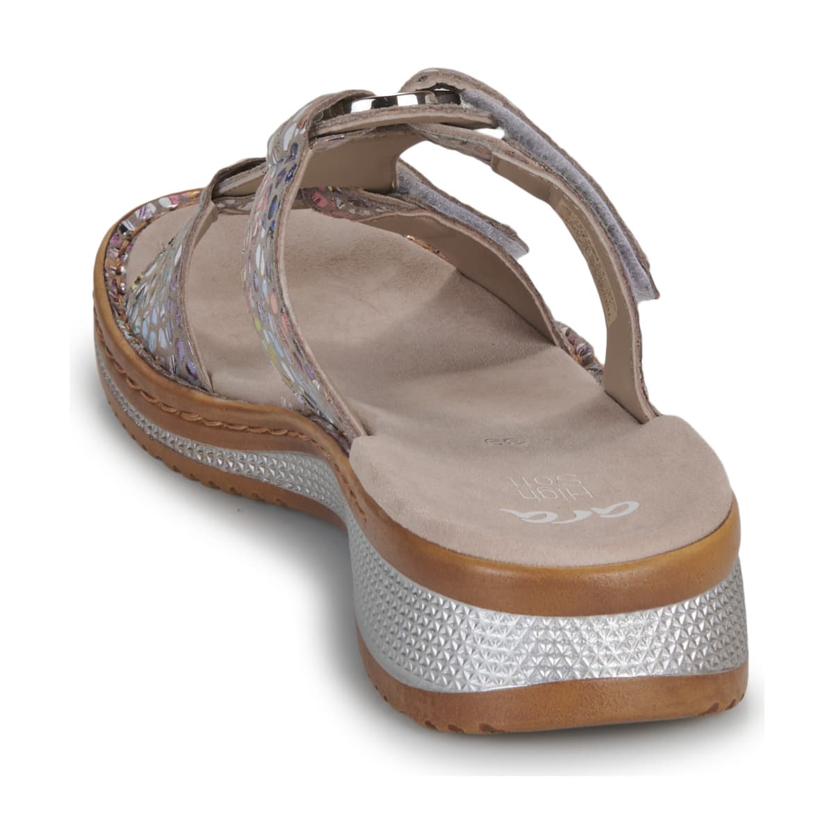Women's Mules Ara Silver