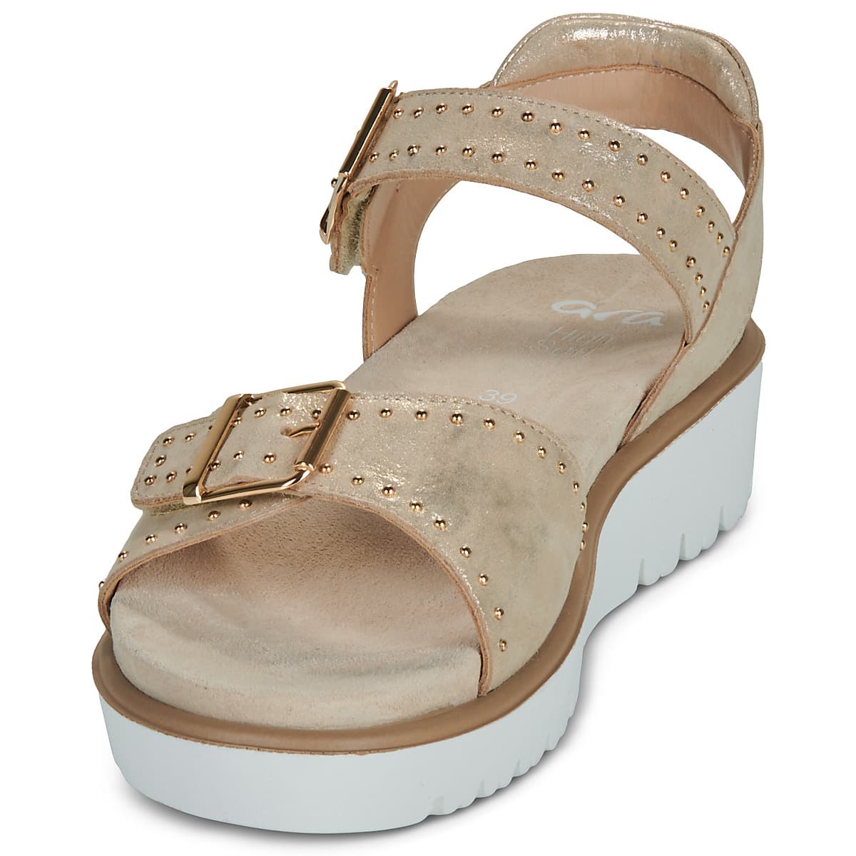 Women's Platforms Ara Gold