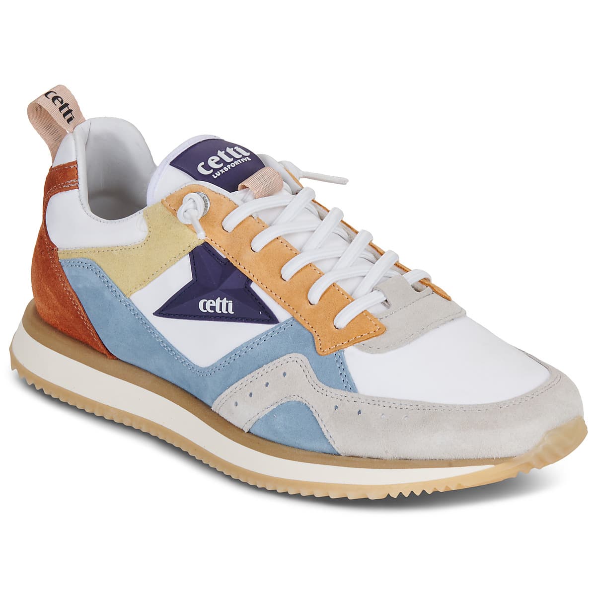 Xαμηλά Sneakers Cetti C-1405-V26-ANTE-MESH-MULTICOLOR-CON-PISO-DEL-C1397