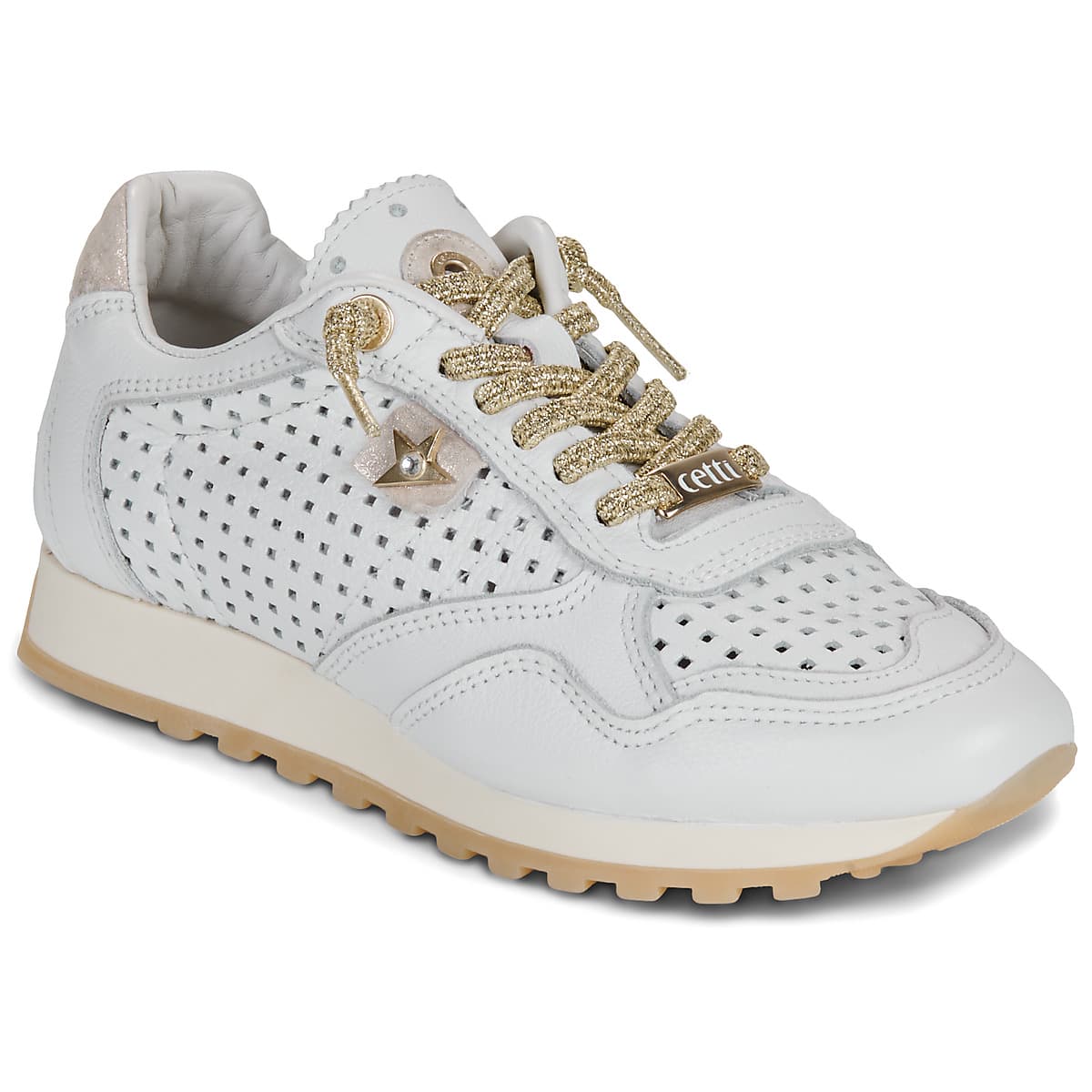 Xαμηλά Sneakers Cetti C-848-SRA-V26-NATURE-BLANCO-ORO