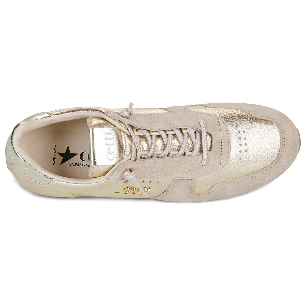 Women's Sneakers Cetti Gold