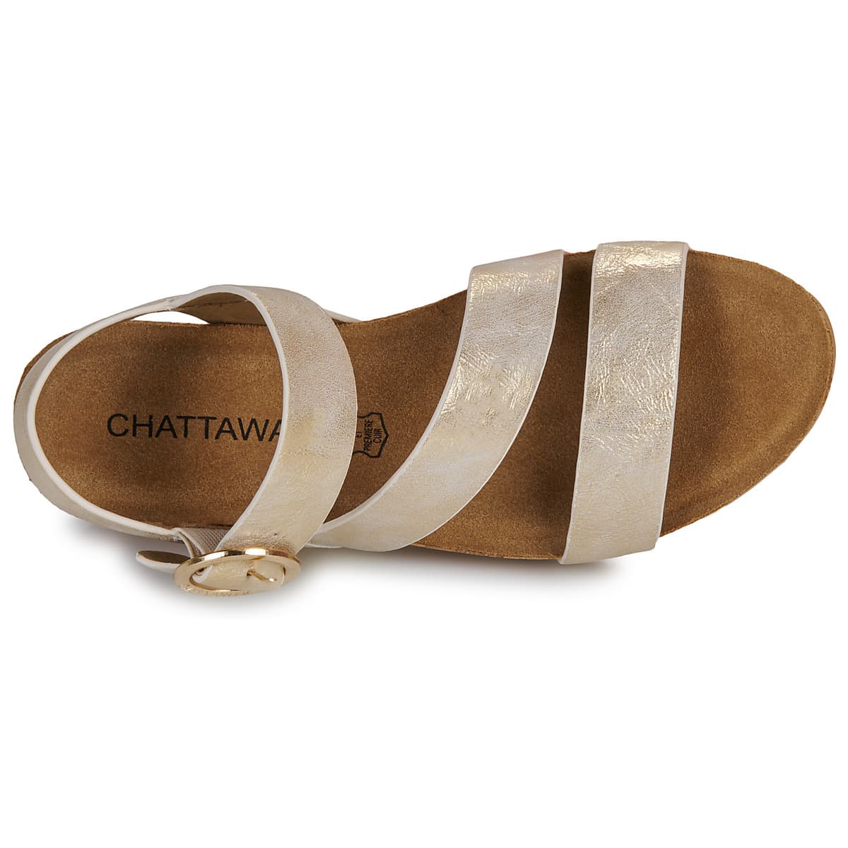 Women's Platforms Chattawak Gold