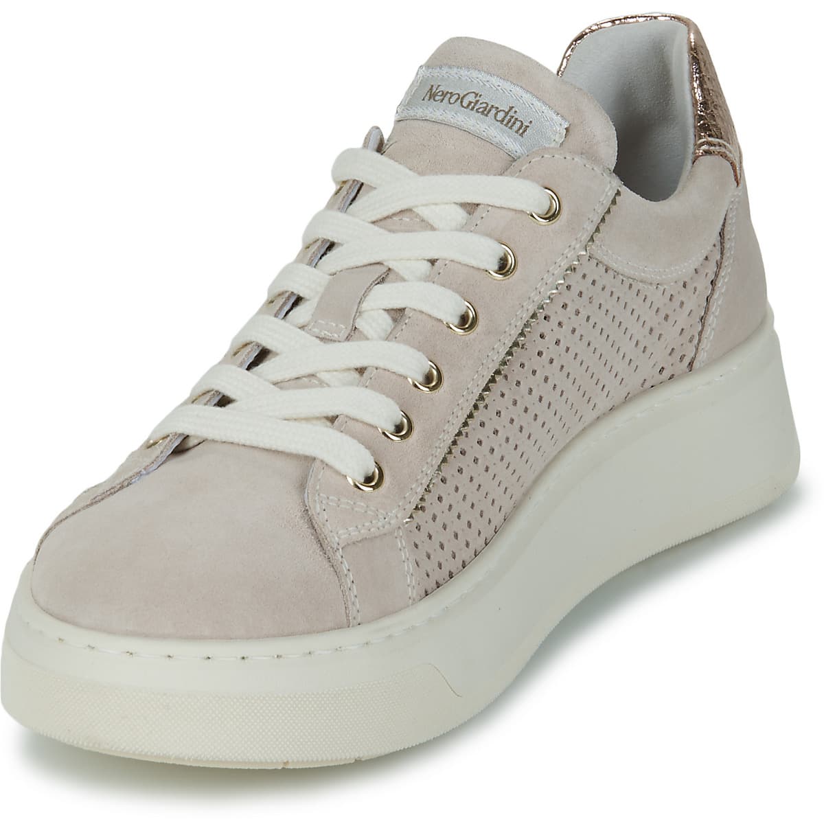 Women's Sneakers NeroGiardini Beige
