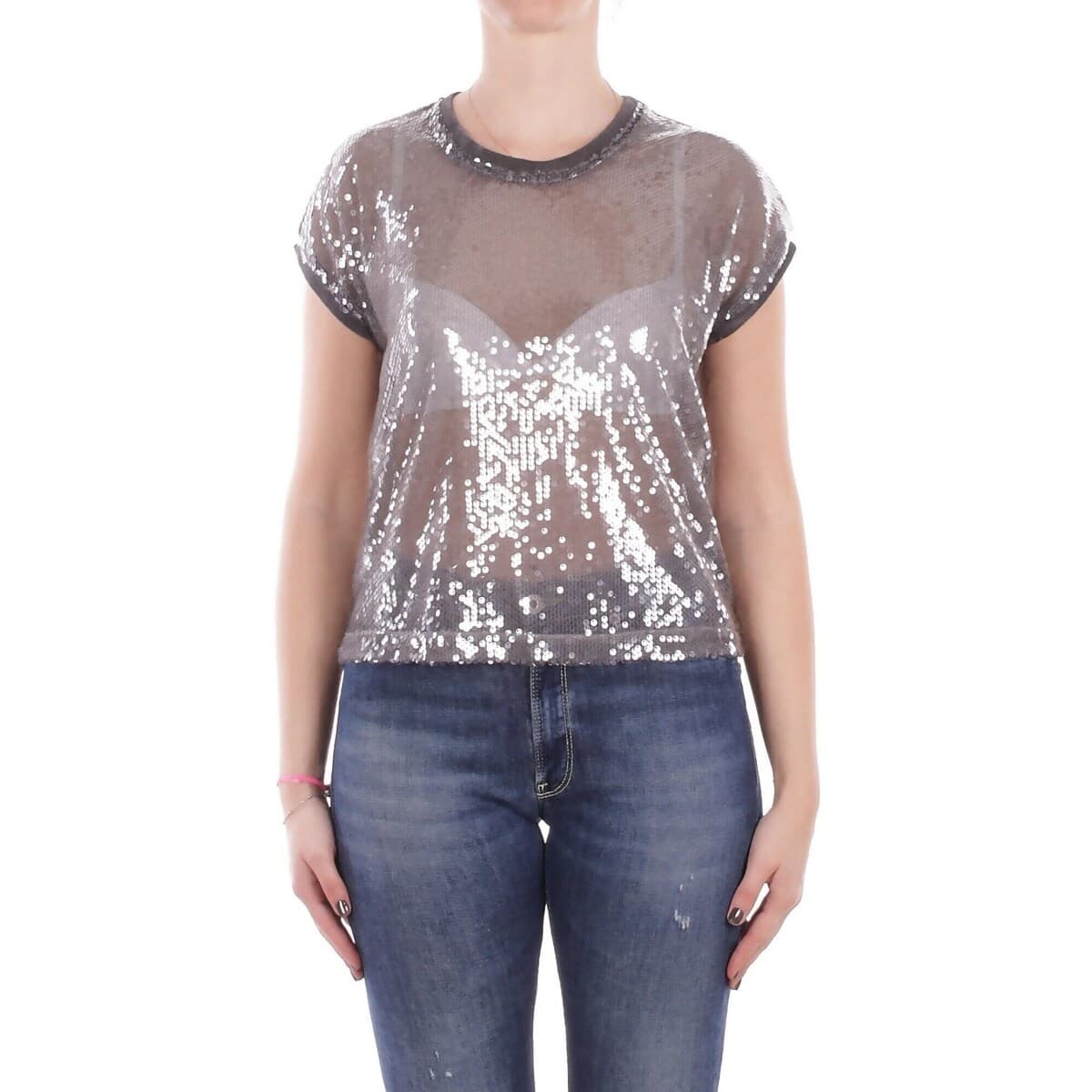 T-shirt με κοντά μανίκια Manila Grace C252PY