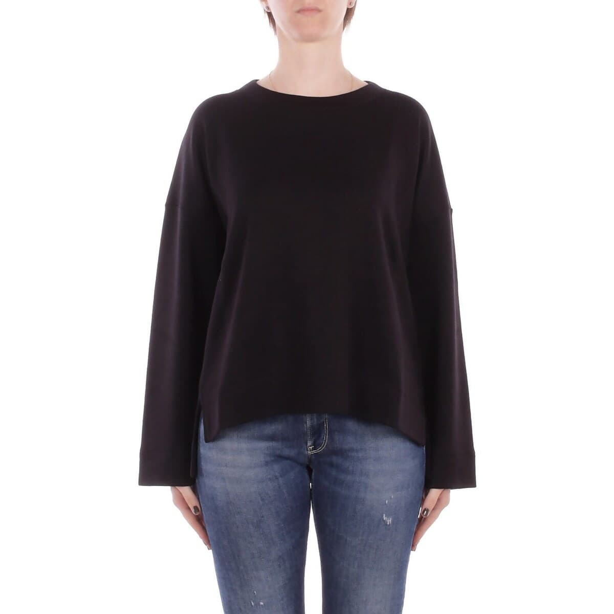 Women's Sports T-Shirts Dondup Black