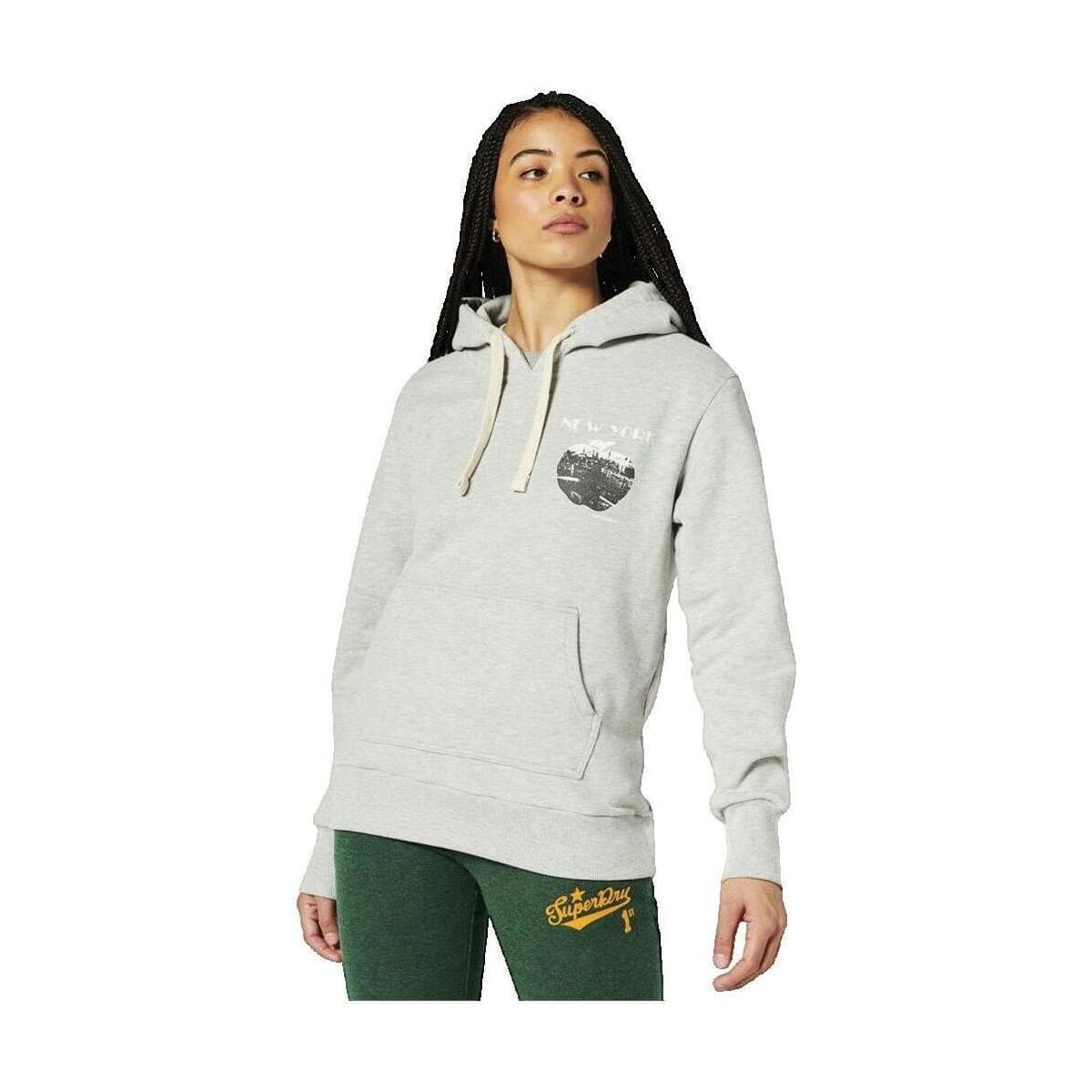 T-shirt με κουκούλα Superdry Sweat à capuche Vintage Crossing Lines