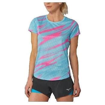 Women's Sports T-Shirts Mizuno Blue