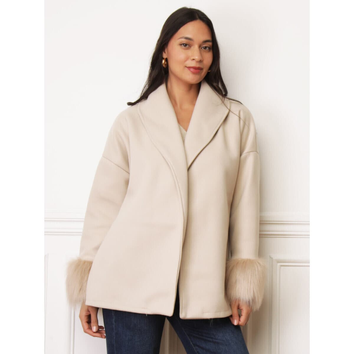 Women's Coats La Modeuse Beige