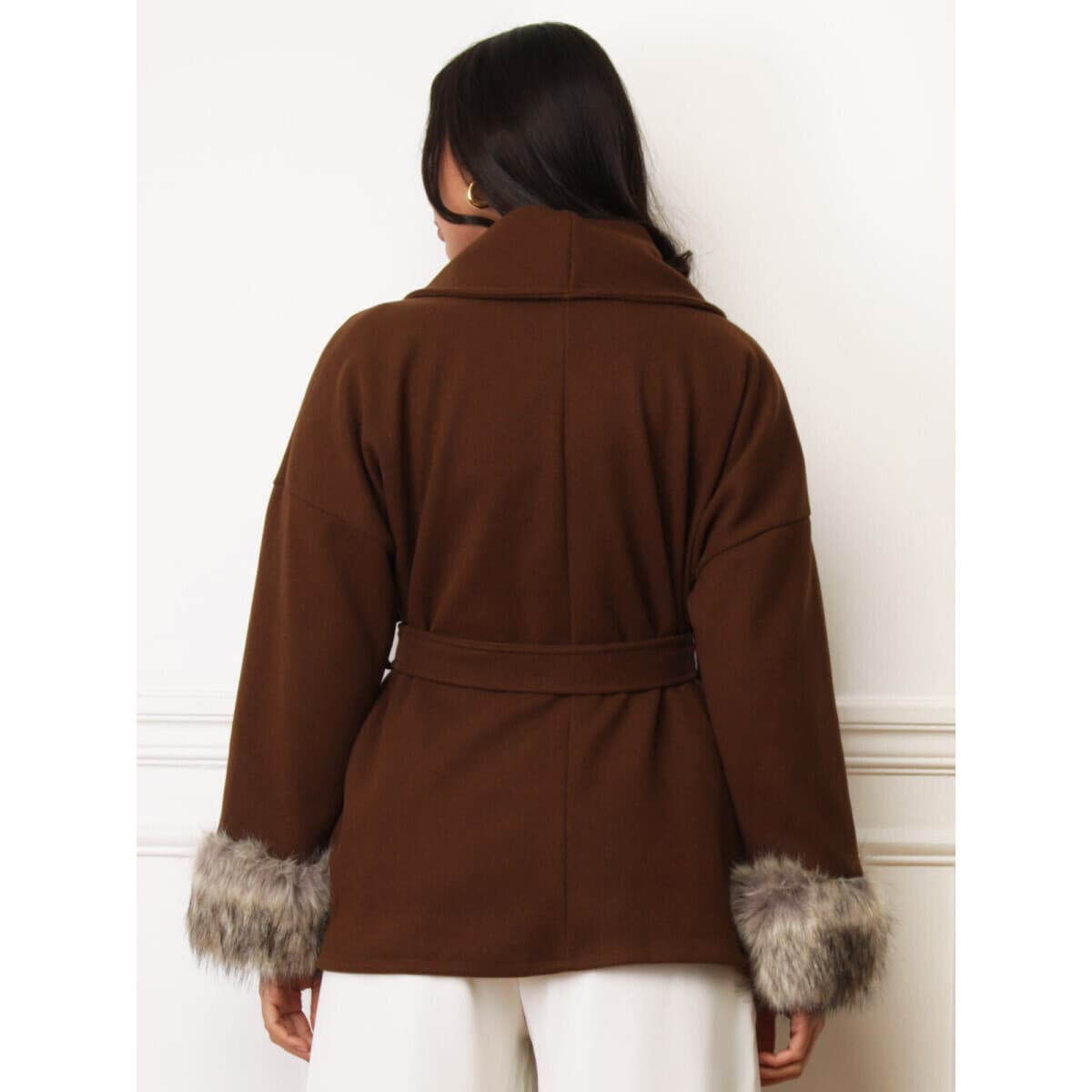 Women's Coats La Modeuse Brown