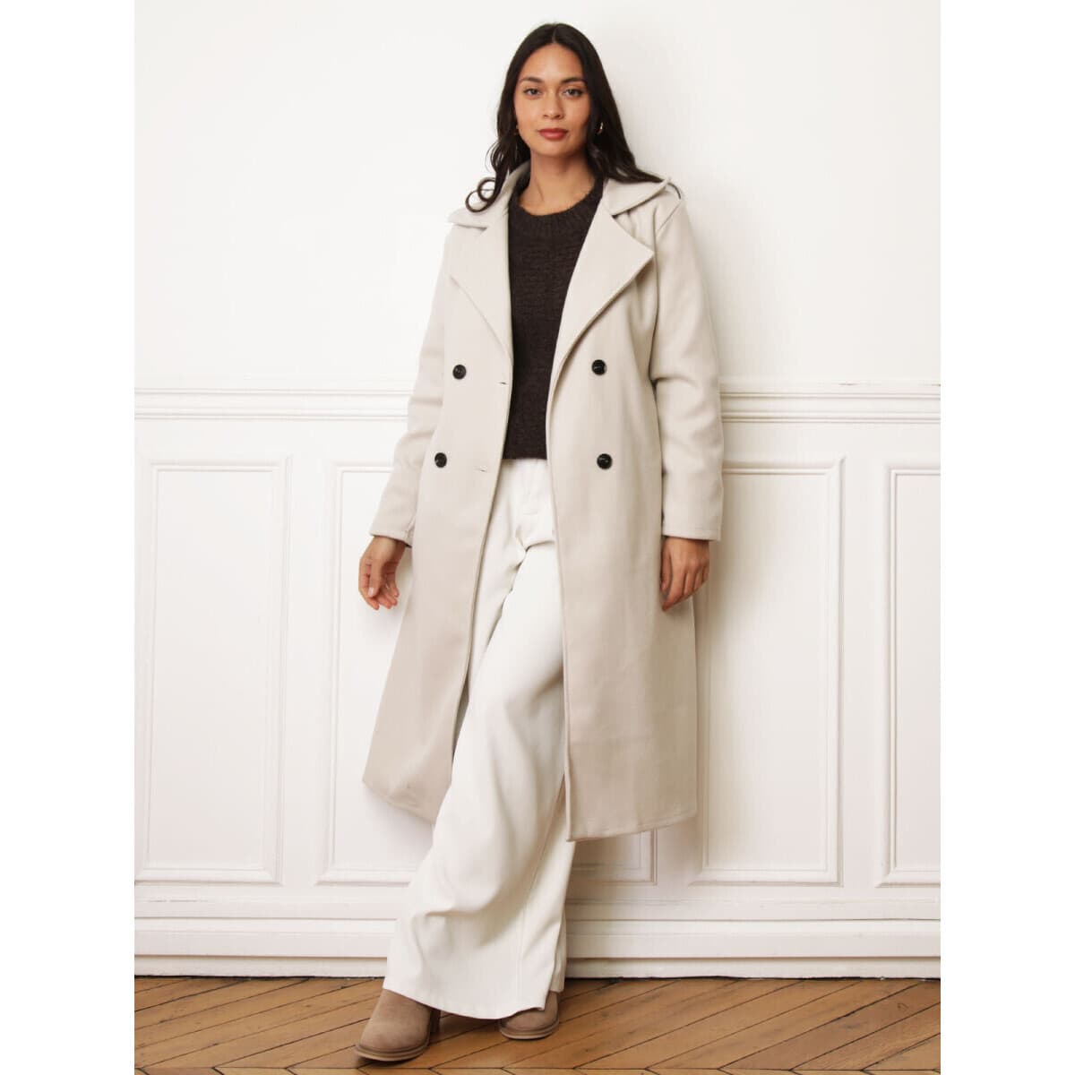 Women's Coats La Modeuse Beige