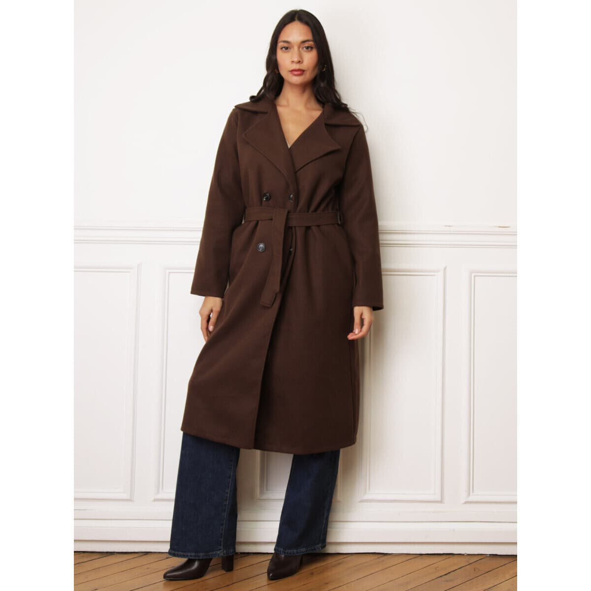 Women's Coats La Modeuse Brown