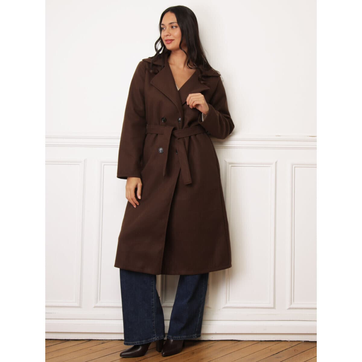 Women's Coats La Modeuse Brown