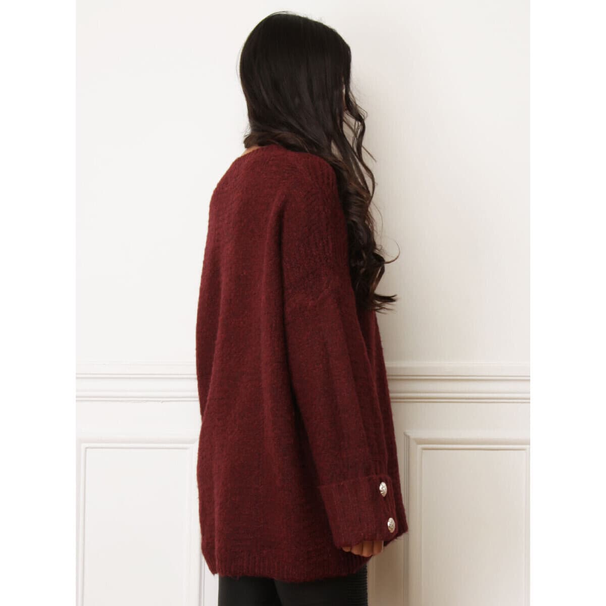 Women's Sweaters La Modeuse Bordeaux