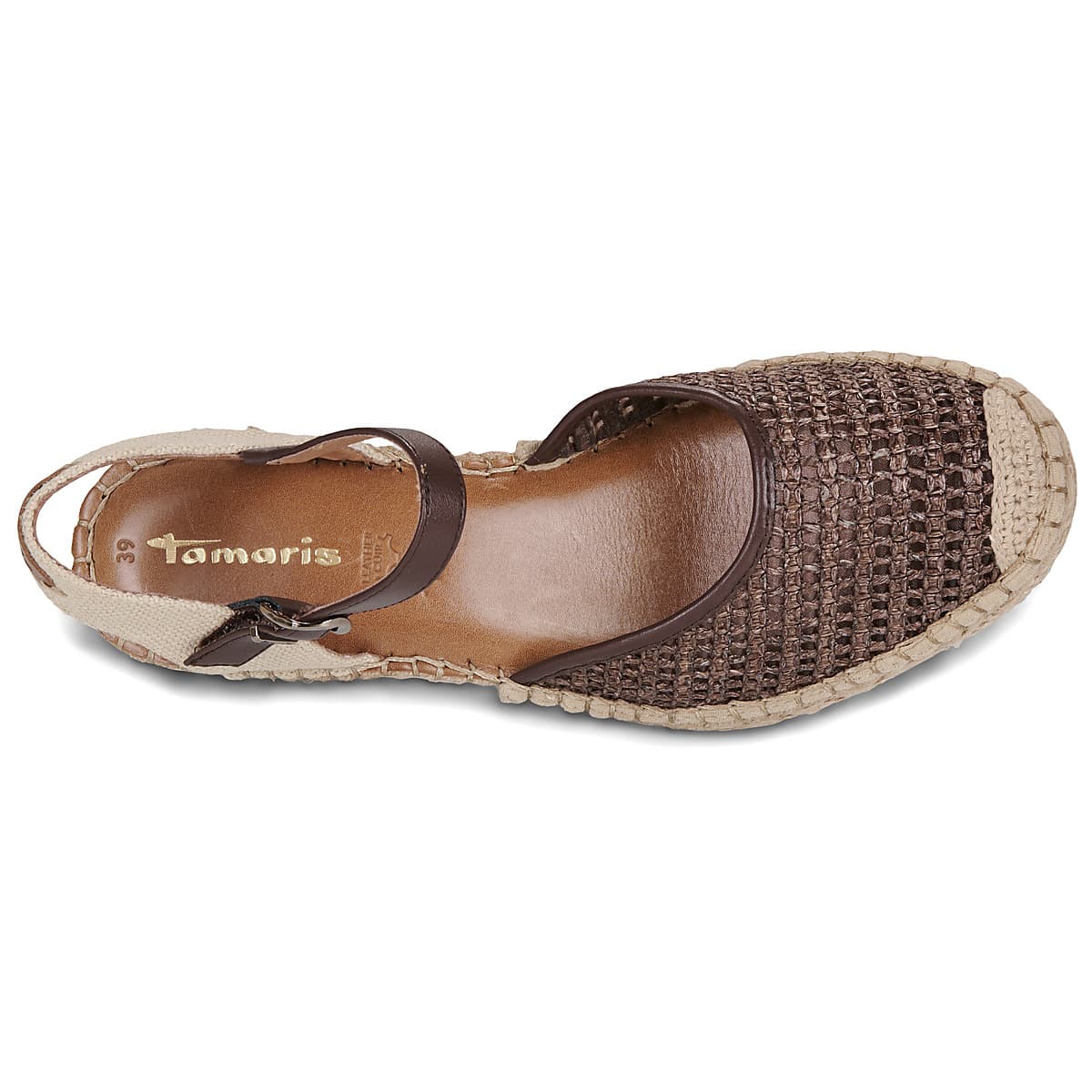 Women's Espadrilles Tamaris Brown
