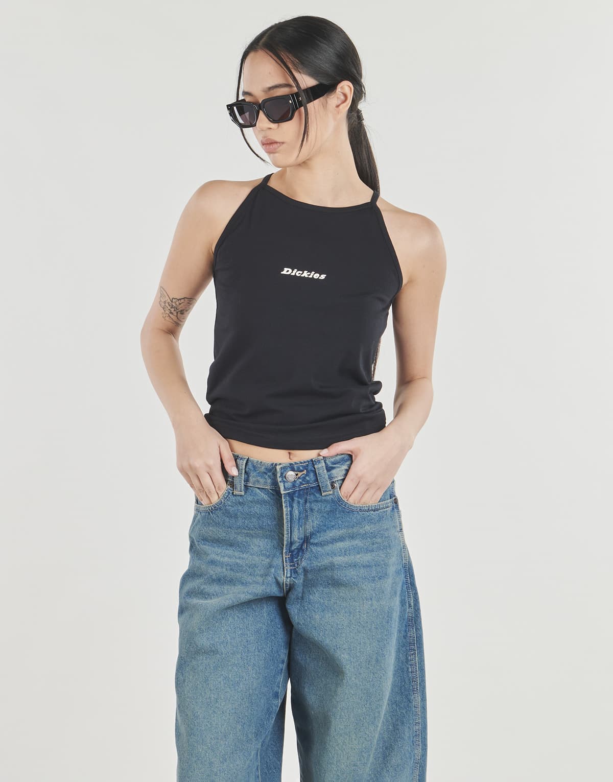 Women's Sleeveless Tops Dickies Black