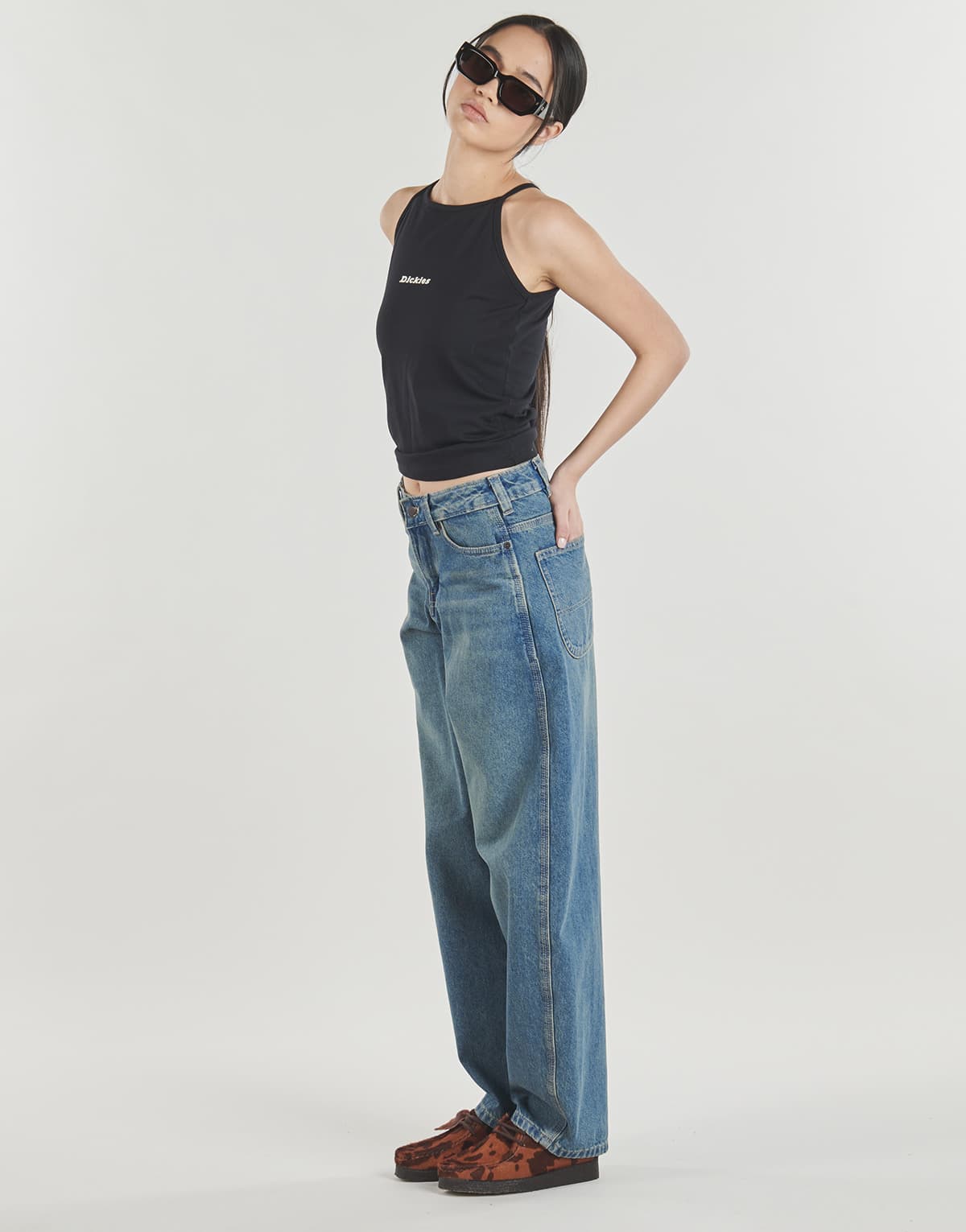 Women's Sleeveless Tops Dickies Black