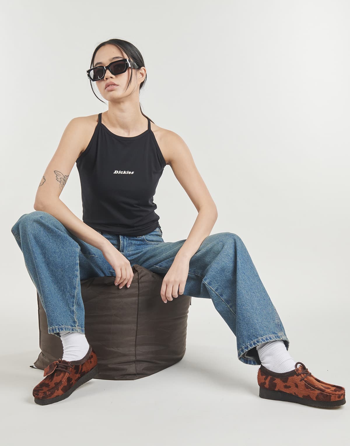 Women's Sleeveless Tops Dickies Black