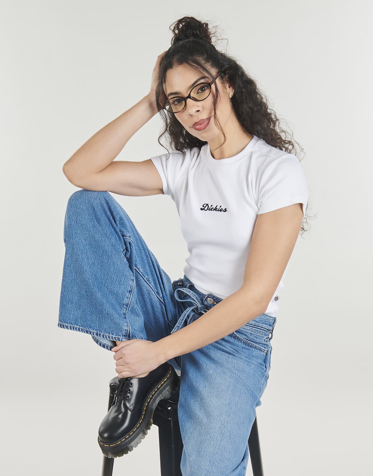 Women's T-Shirts Dickies White