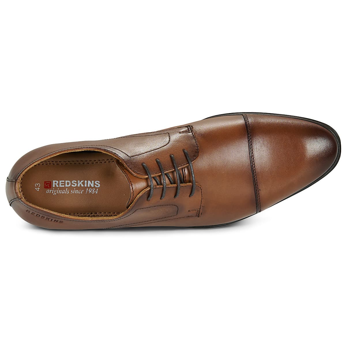 Men's Derby Shoes Redskins Brown