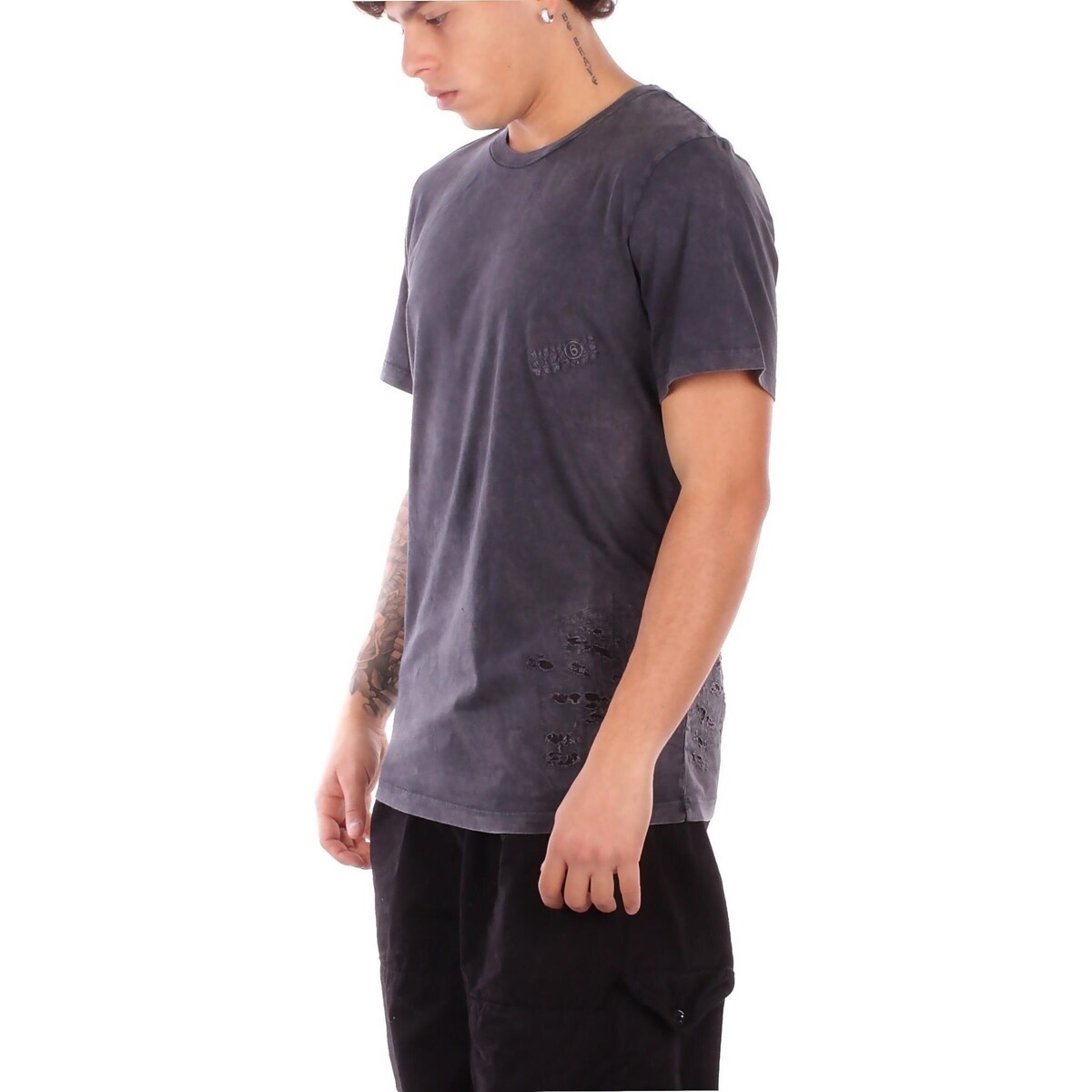 Boys' T-Shirts Mm6 Maison Margiela Black