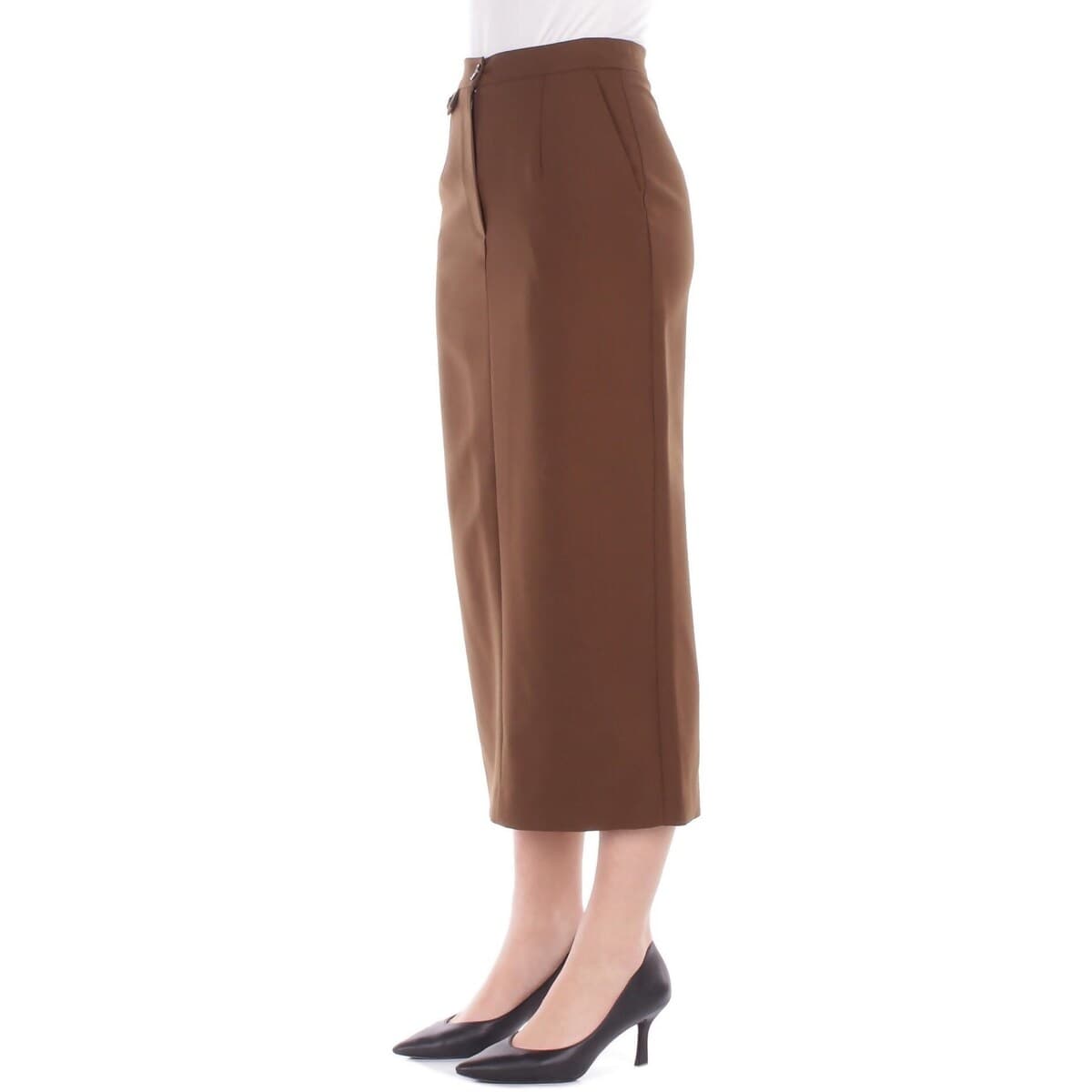 Women's Skirts Solotre Brown