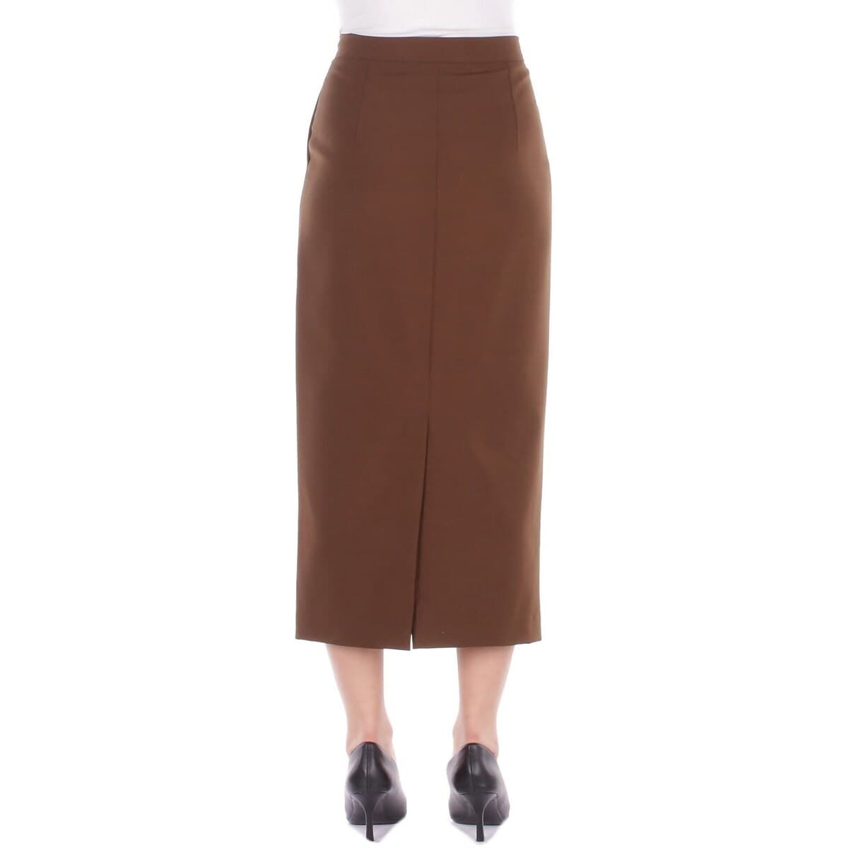Women's Skirts Solotre Brown