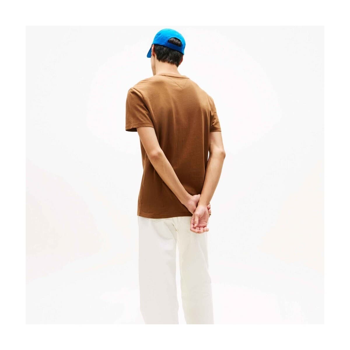 Men's T-Shirts Tommy Jeans Brown