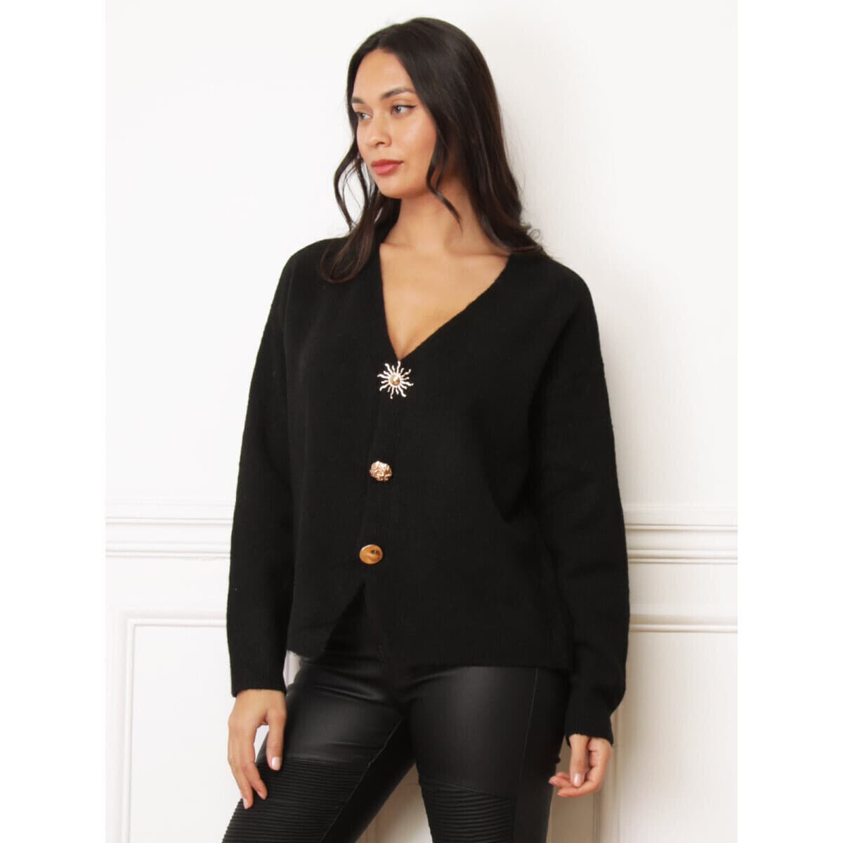 Women's Sweaters La Modeuse Black