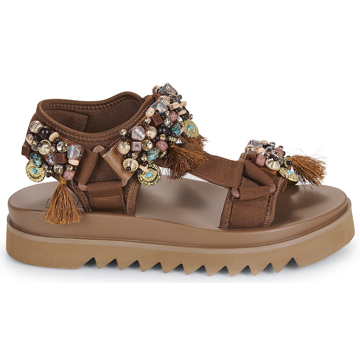 Women's Platforms NAN-KU Brown