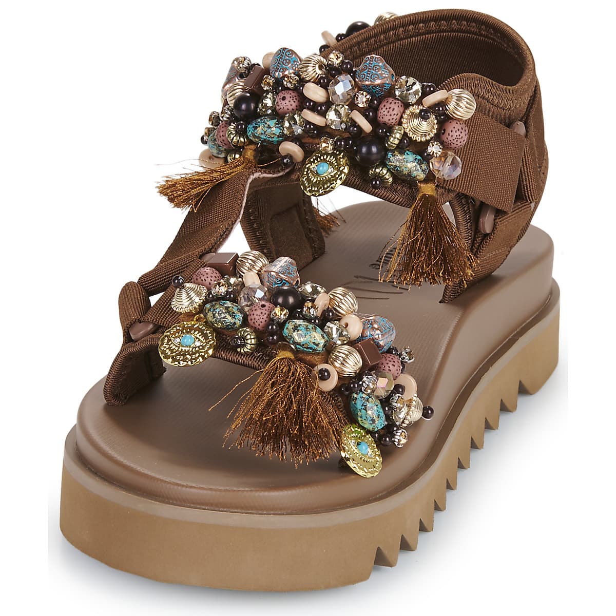 Women's Platforms NAN-KU Brown