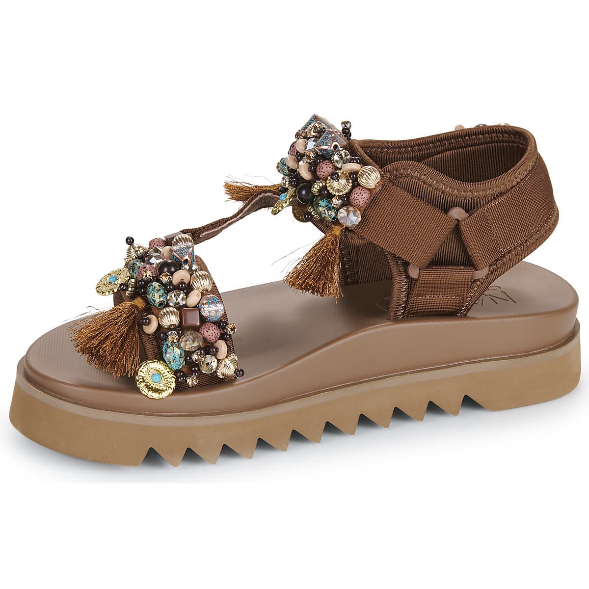 Women's Platforms NAN-KU Brown