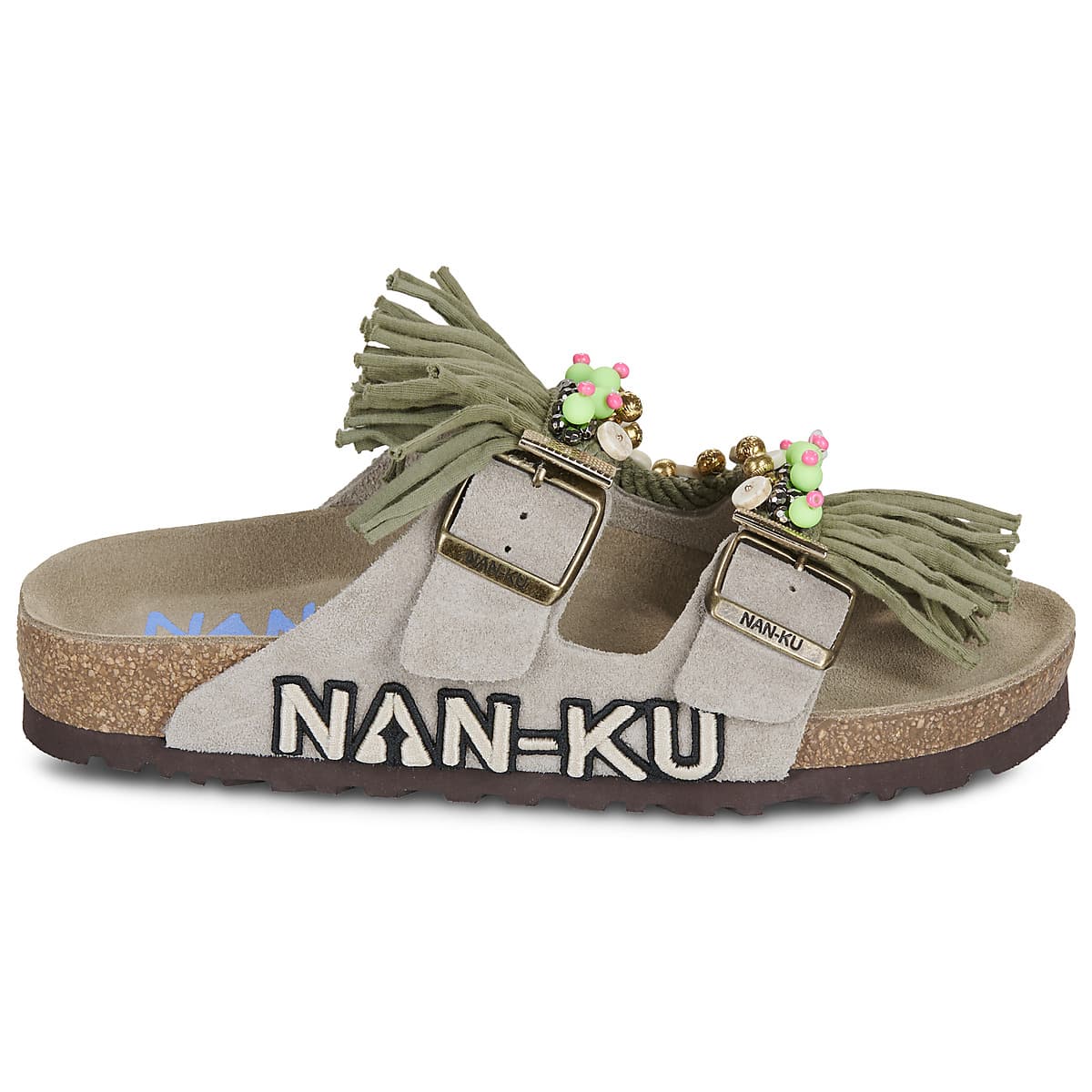 Women's Mules NAN-KU Khaki