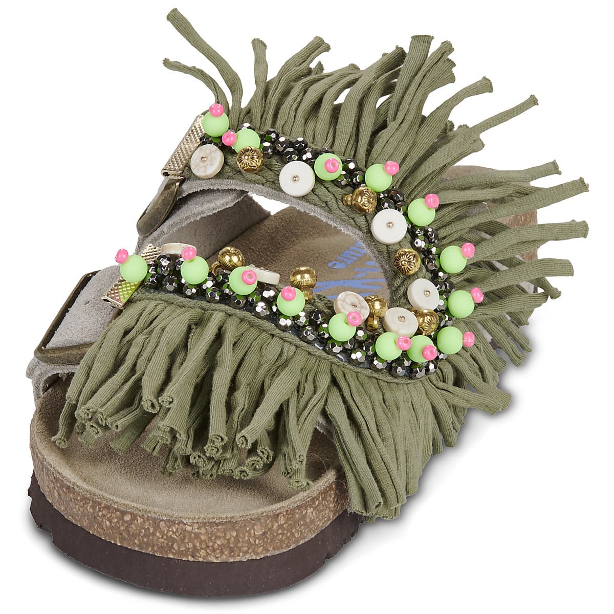 Women's Mules NAN-KU Khaki