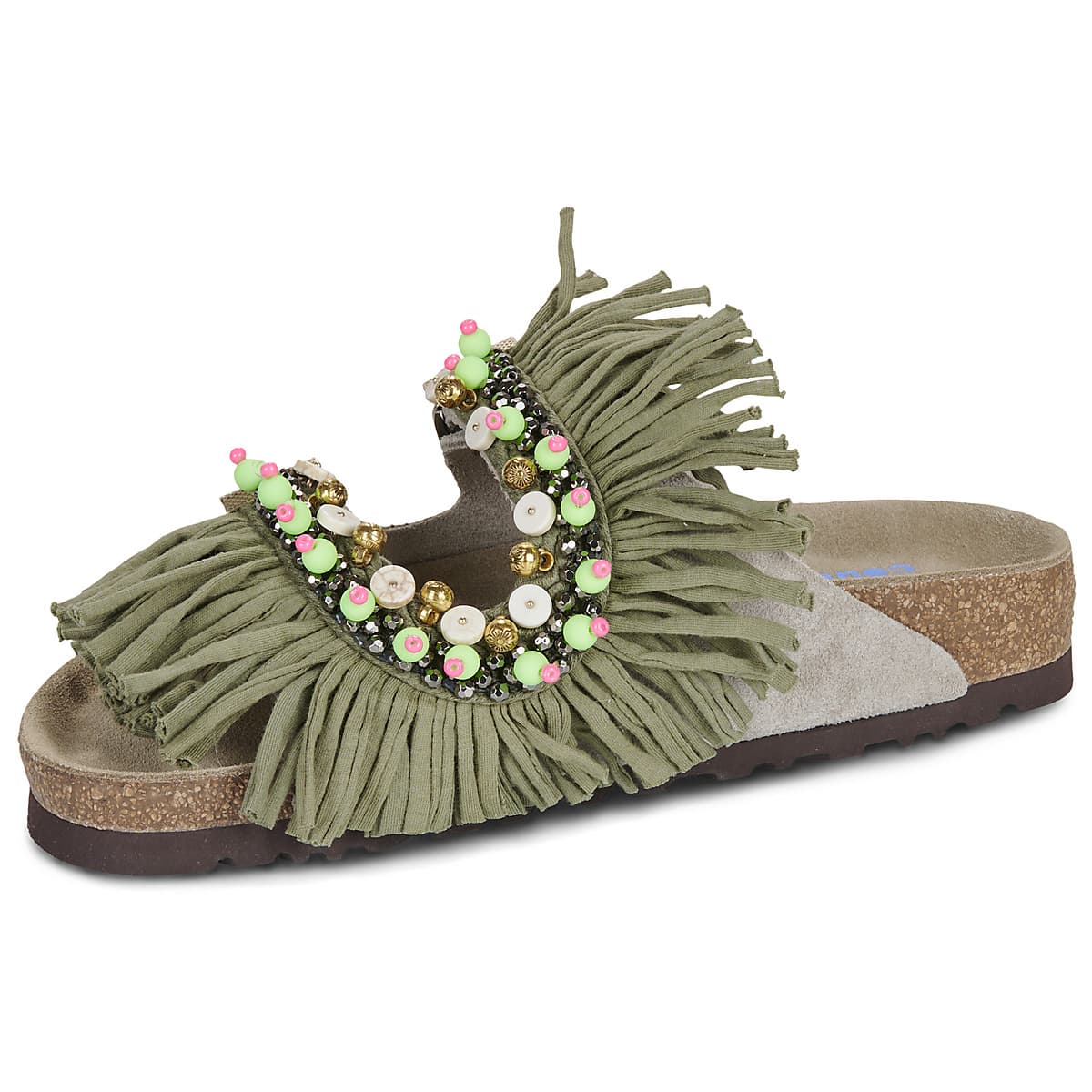 Women's Mules NAN-KU Khaki