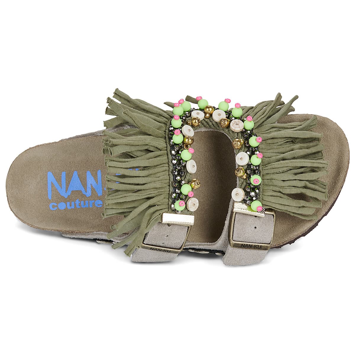 Women's Mules NAN-KU Khaki