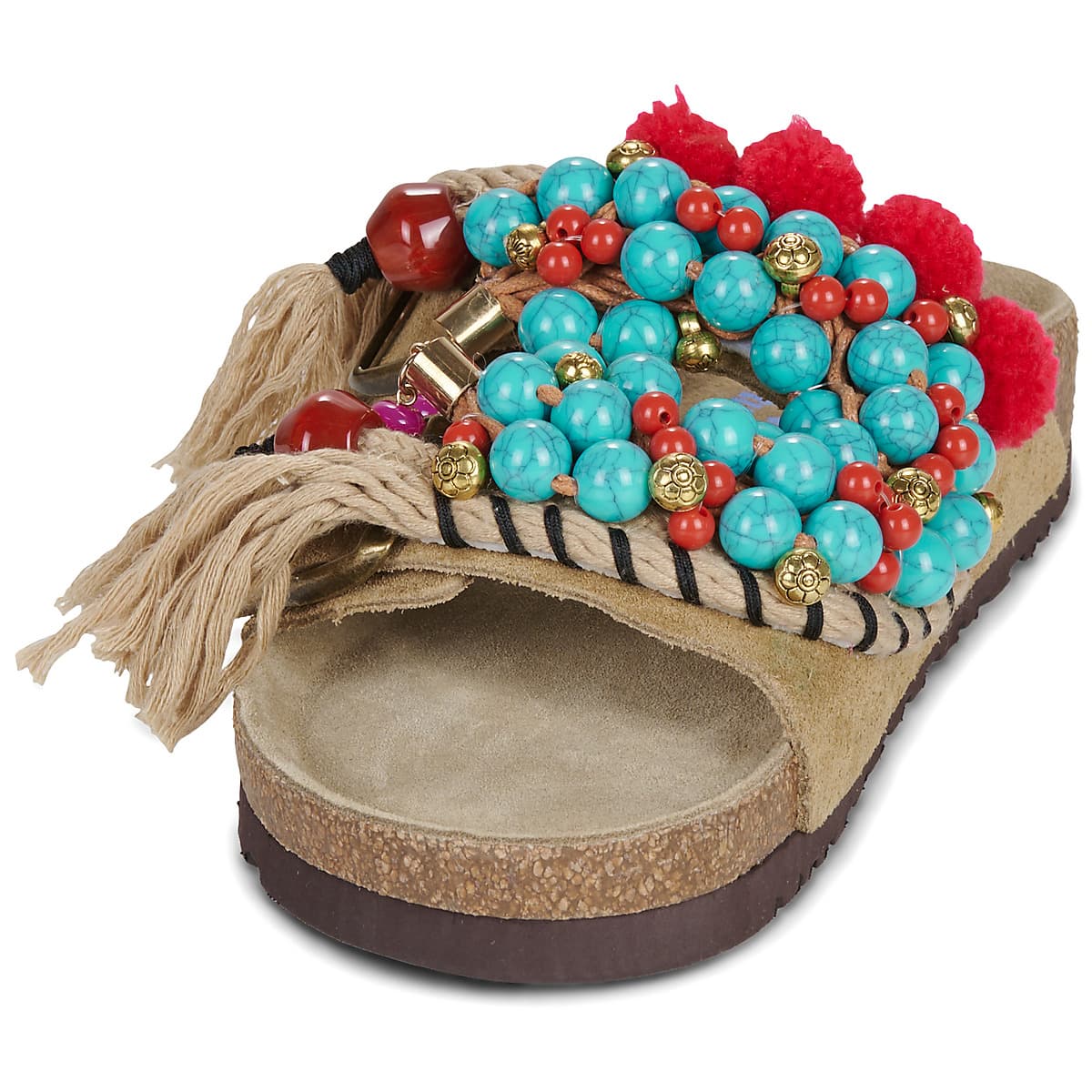 Women's Mules NAN-KU Brown