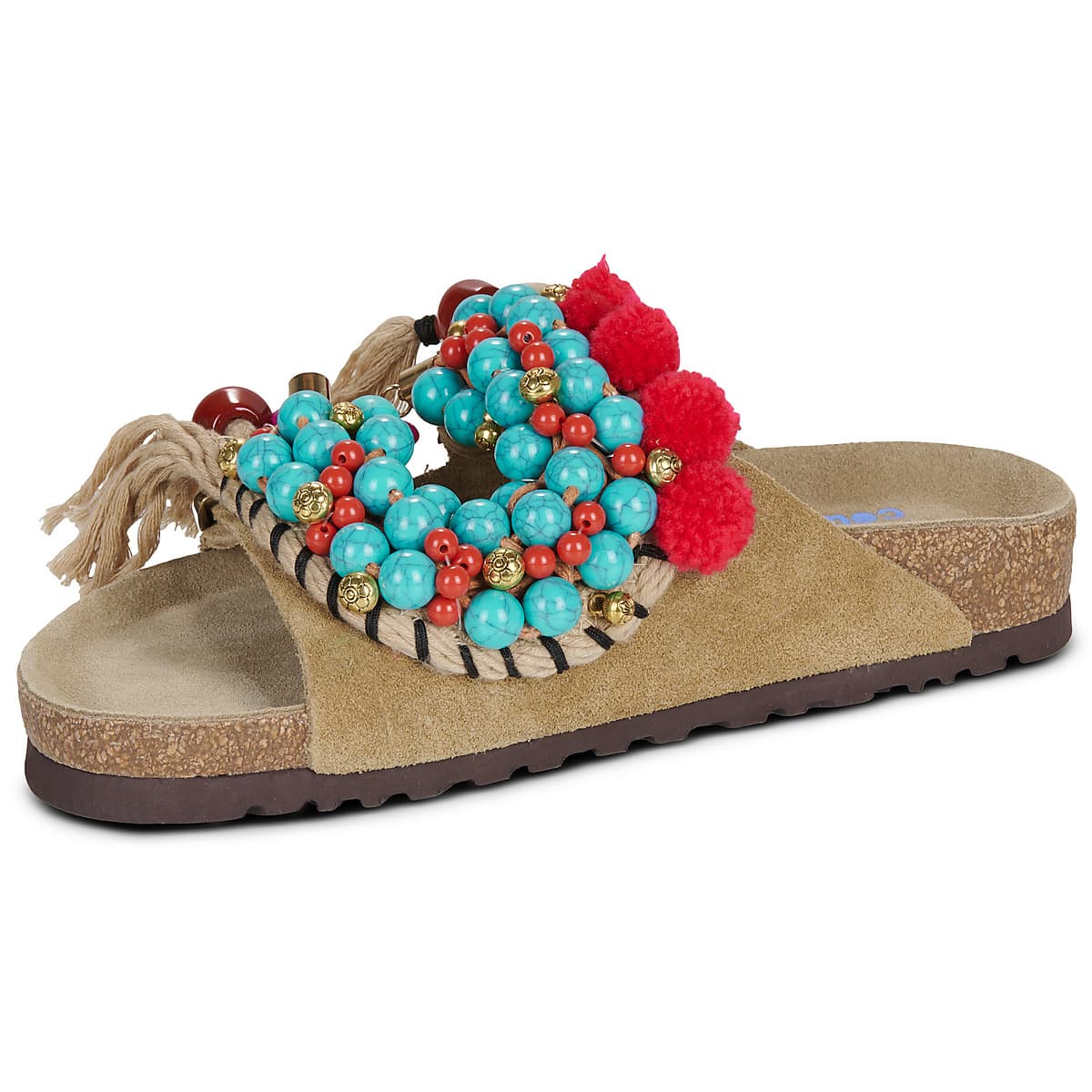 Women's Mules NAN-KU Brown