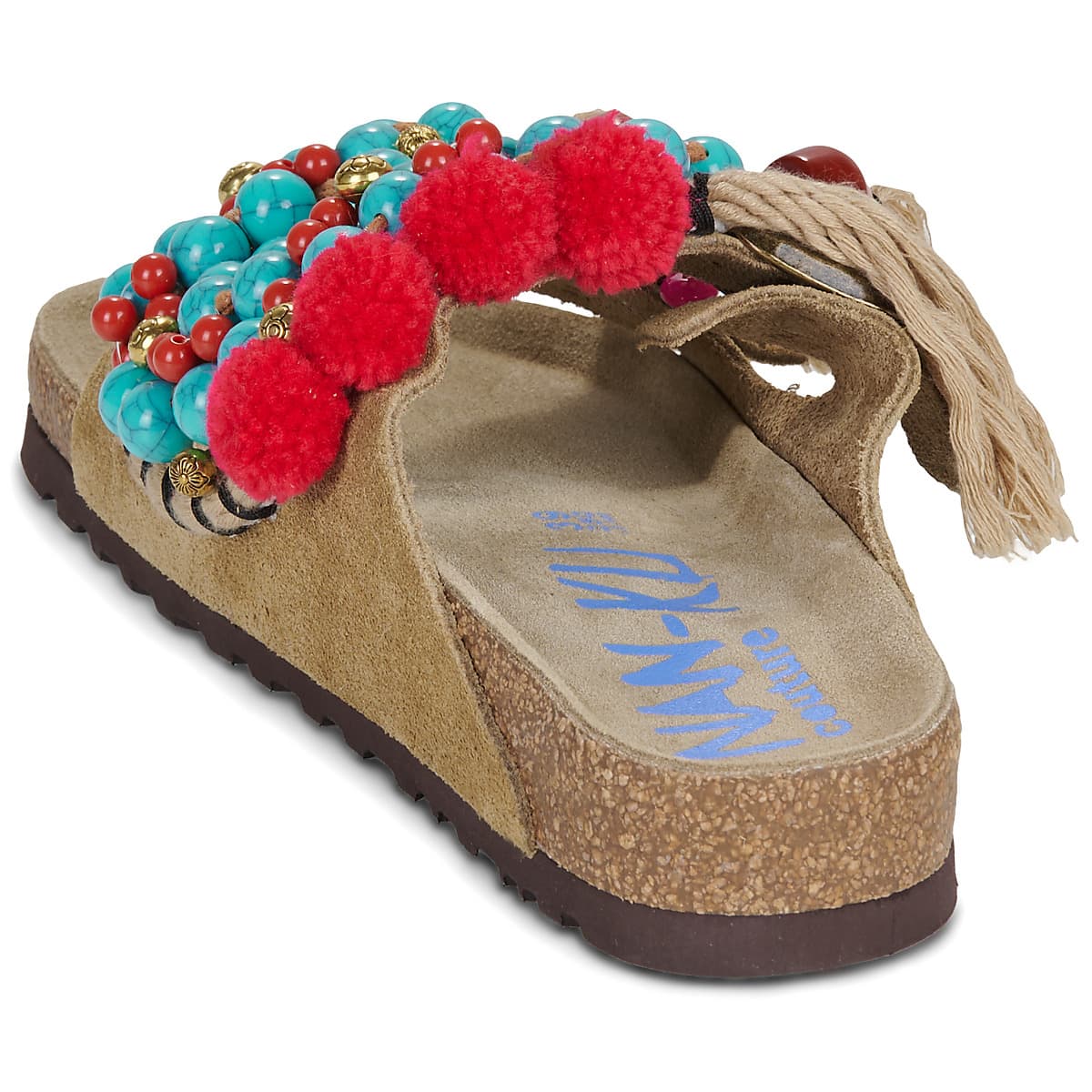 Women's Mules NAN-KU Brown