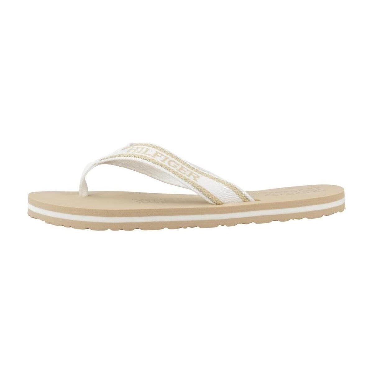 Women's Flip Flops Tommy Hilfiger White