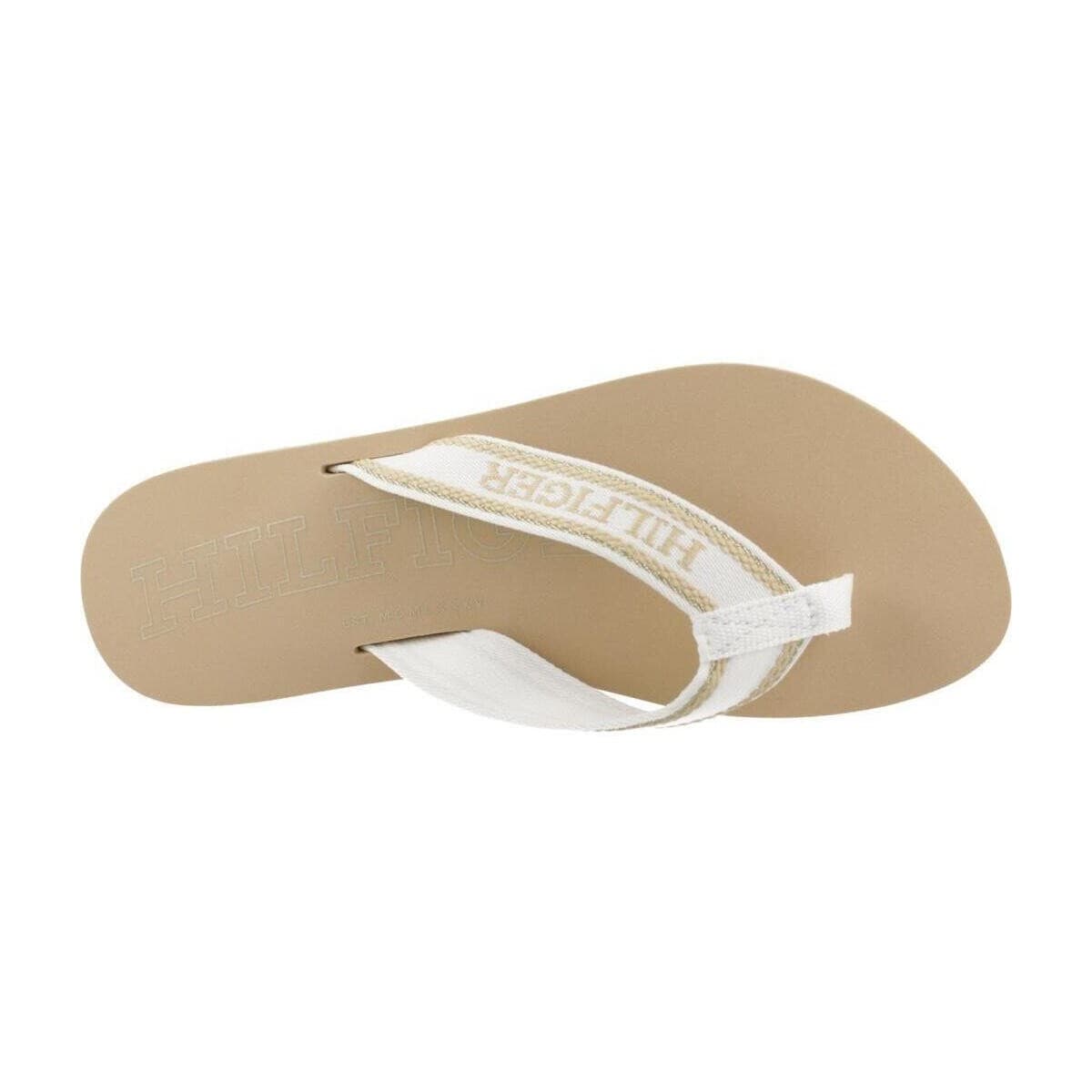 Women's Flip Flops Tommy Hilfiger White