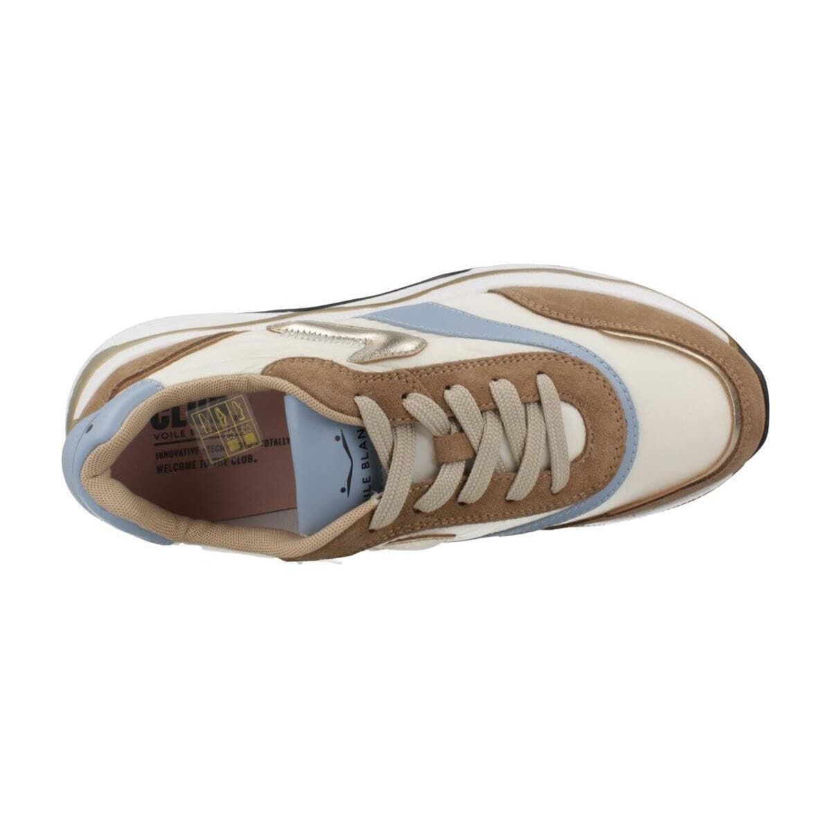 Women's Sneakers Voile Blanche Beige