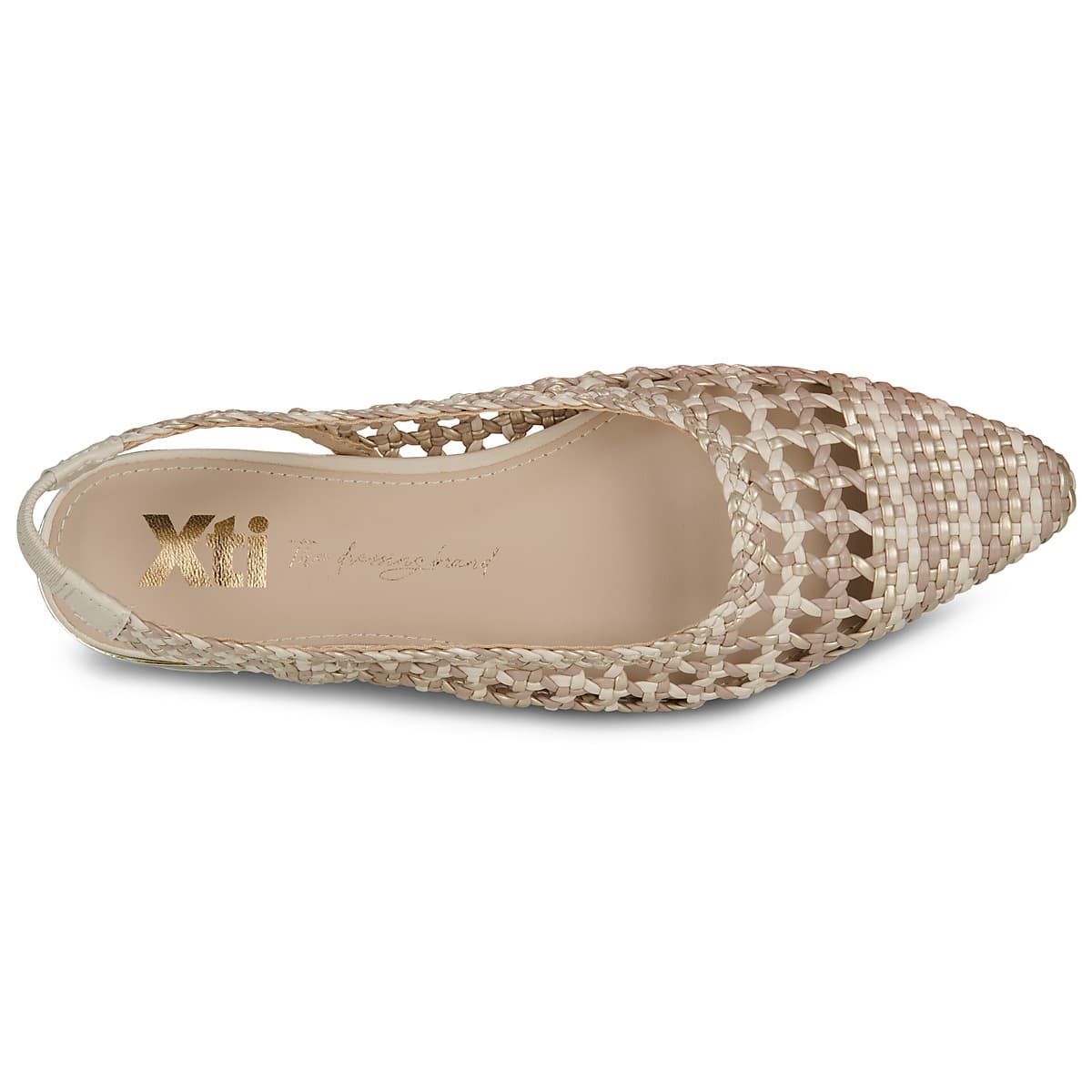 Women's Ballet Flats Xti Beige