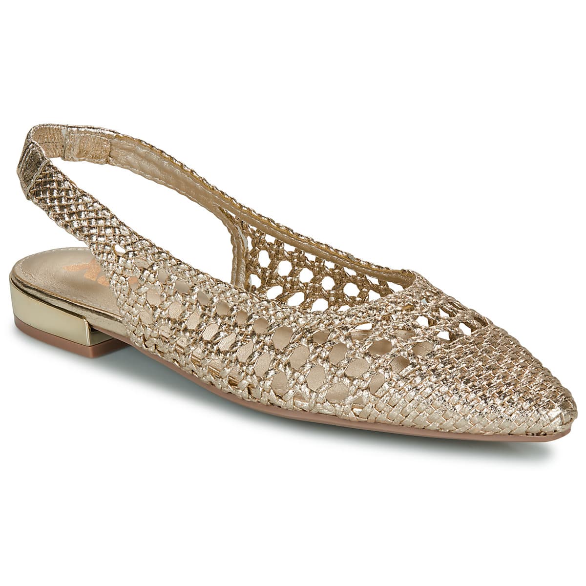 Women's Ballet Flats Xti Gold