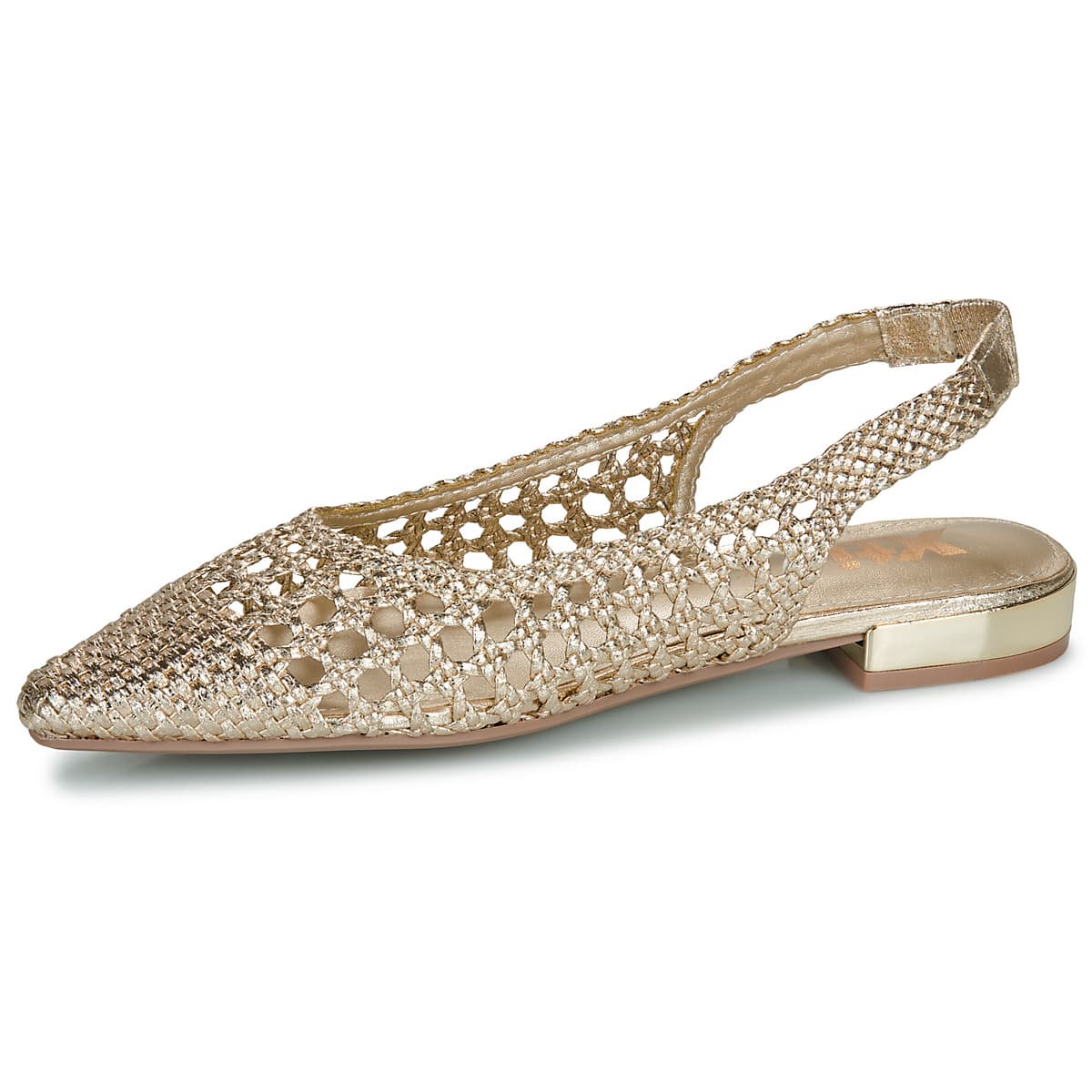 Women's Ballet Flats Xti Gold