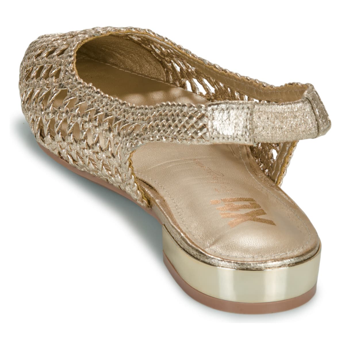 Women's Ballet Flats Xti Gold