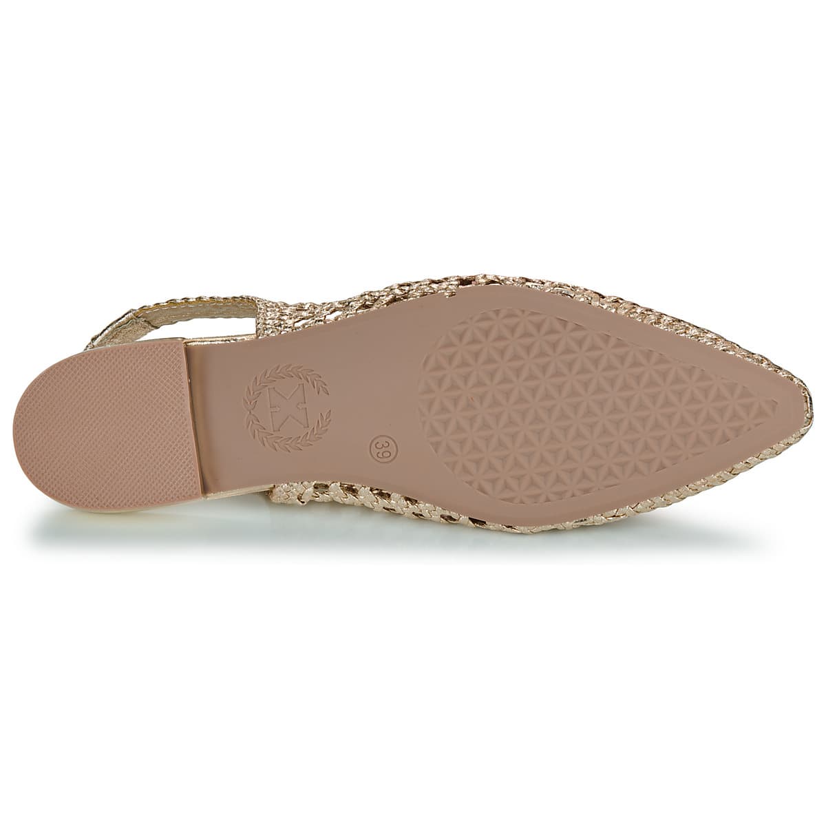 Women's Ballet Flats Xti Gold