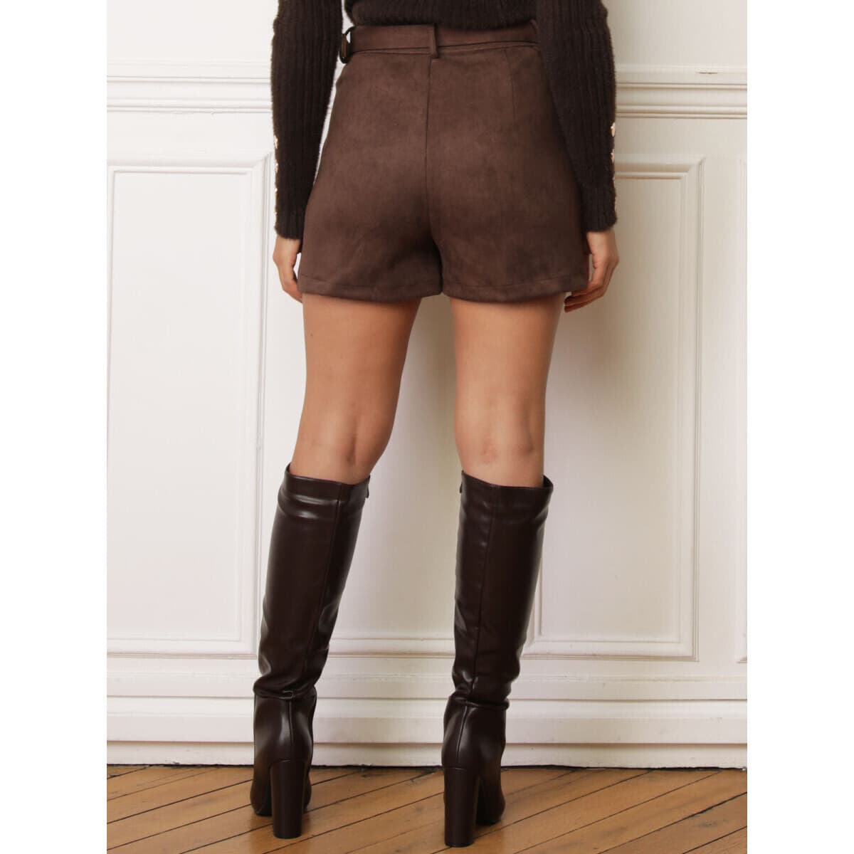 Women's Shorts La Modeuse Brown