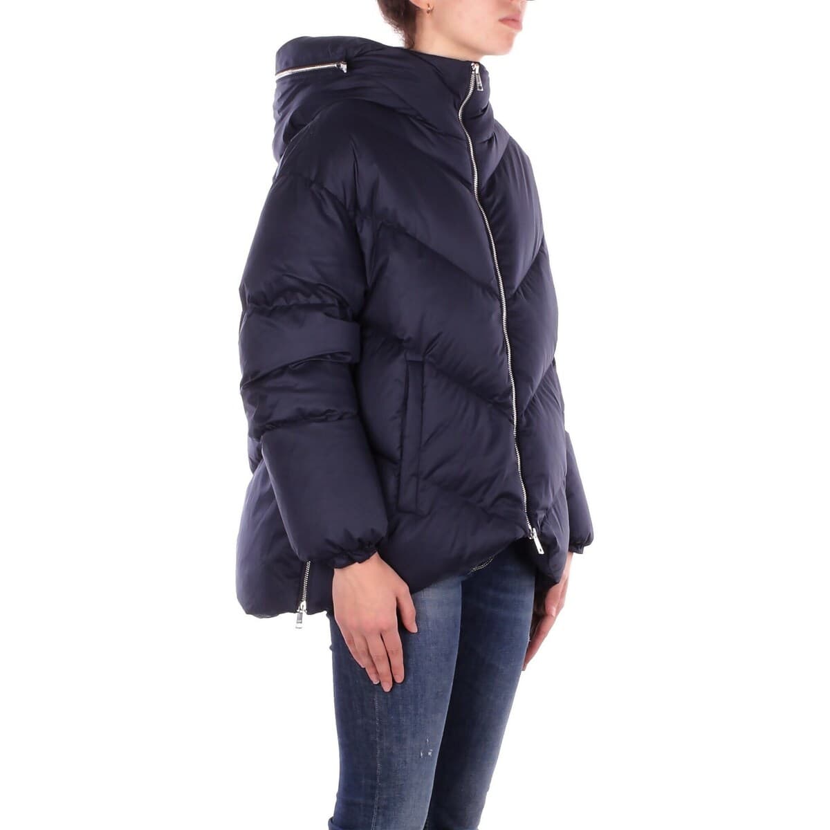 Women's Parkas Add Blue