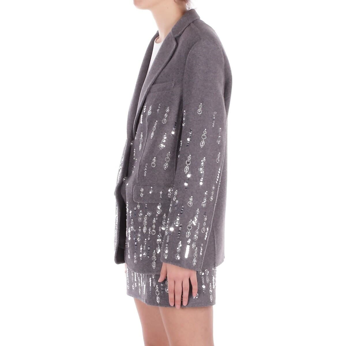 Women's Blazers Solotre Gray