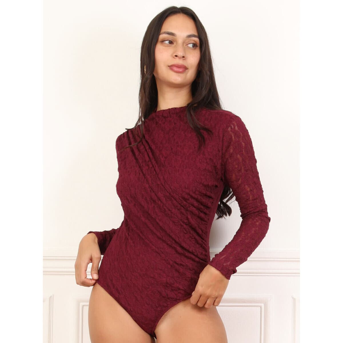 Women's T-Shirts La Modeuse Bordeaux